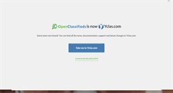 Desktop Screenshot of open-classifieds.com